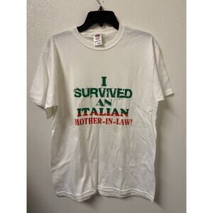 Vintage T-Shirt: I SURVIVED AN ITALIAN MOTHER-IN-LAW Medium